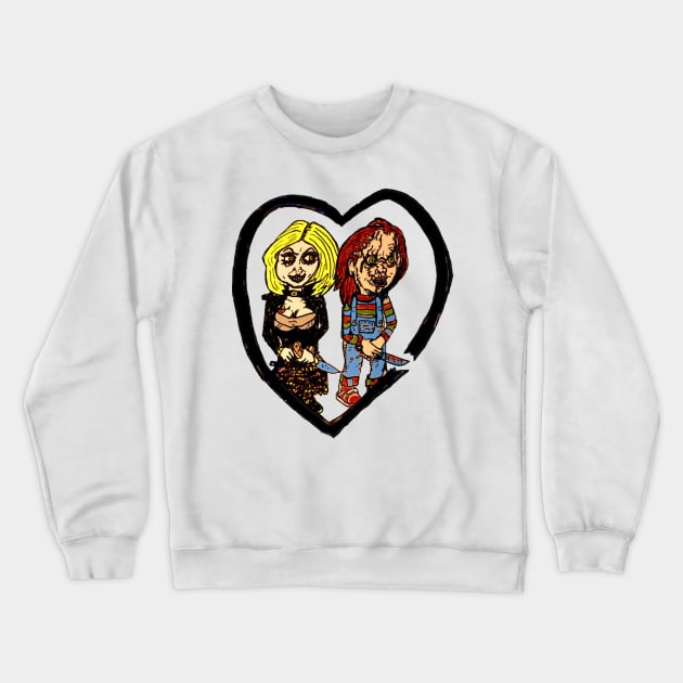 CHUCKY & TIFFANY Crewneck Sweatshirt by MattisMatt83